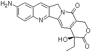 10-Aminocamptothecin molecular structure (CAS 86639-63-6)