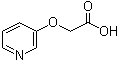 3-Pyridyloxyacetic acid molecular structure (CAS 86649-57-2)