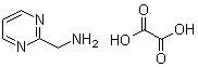 2-Aminomethylpyrimidine oxalate molecular structure (CAS 866625-10-7)