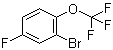 2-Bromo-4-fluoro-1-(trifluoromethoxy)benzene molecular structure (CAS 866633-25-2)