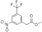 (3-Nitro-5-trifluoromethylphenyl)acetic acid methyl ester molecular structure (CAS 866787-54-4)