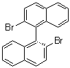 (1R)-2,2'-Dibromo-1,1'-binaphthalene molecular structure (CAS 86688-08-6)