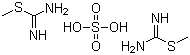 S-甲基异硫脲硫酸盐分子结构 (CAS 867-44-7)