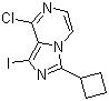 8-Chloro-3-cyclobutyl-1-iodo-imidazo[1,5-a]pyrazine molecular structure (CAS 867165-15-9)