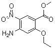 Methyl 4-amino-2-ethoxy-5-nitrobenzoate molecular structure (CAS 86718-17-4)