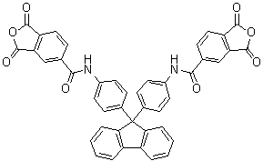 N,N'-(9H-Fluoren-9-ylidenedi-4,1-phenylene)bis[1,3-dihydro-1,3-dioxo-5-isobenzofurancarboxamide] molecular structure (CAS 867350-98-9)