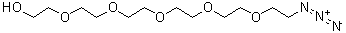 17-Azido-3,6,9,12,15-pentaoxaheptadecan-1-ol molecular structure (CAS 86770-69-6)