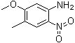 structure of CAS# 86771-76-8, 2-Nitro-4-methyl-5-methoxyaniline;5-Methoxy-4-methyl-2-nitroaniline