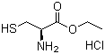 结构式 CAS# 868-59-7, L-半胱氨酸乙酯盐酸盐