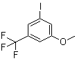 1-Iodo-3-methoxy-5-(trifluoromethyl)benzene molecular structure (CAS 868167-60-6)