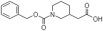 N-Cbz-3-piperidineacetic acid molecular structure (CAS 86827-10-3)
