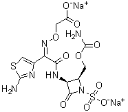结构式 CAS# 86832-68-0, 卡芦莫南二钠盐