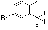 4-Methyl-3-(trifluoromethyl)bromobenzene molecular structure (CAS 86845-27-4)