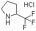 2-(Trifluoromethyl)pyrrolidine hydrochloride molecular structure (CAS 868623-97-6)