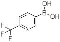 2-Trifluoromethyl-5-pyridineboric acid molecular structure (CAS 868662-36-6)