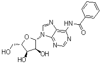 N-(9-beta-L-Ribofuranosyl-9H-purin-6-yl)benzamide molecular structure (CAS 868663-26-7)