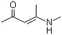 4-甲氨基-3-戊烯-2-酮分子结构 (CAS 869-74-9)
