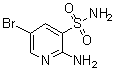 2-氨基-5-溴-3-吡啶磺酰胺分子结构 (CAS 869008-16-2)