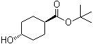 trans-4-Hydroxycyclohexanecarboxylic acid tert-butyl ester molecular structure (CAS 869193-57-7)