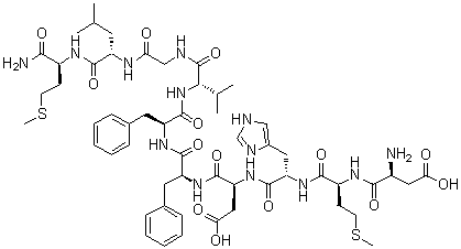 结构式 CAS# 86933-75-7, 猪神经激肽 B