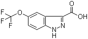 5-Trifluoromethoxyl-3-indazolecarboxylic acid molecular structure (CAS 869782-94-5)
