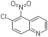 structure of CAS# 86984-32-9, 6-Chloro-5-nitroquinoline