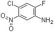 结构式 CAS# 86988-02-5, 4-氯-2-氟-5-硝基苯胺