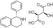 (S)-1,2,3,4-Tetrahydro-1-phenylisoquinoline D-(-)-tartrate molecular structure (CAS 869884-00-4)