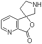 结构式 CAS# 869969-57-3, 螺[呋喃并[3,4-b]吡啶-5(7H),3'-吡咯烷]-7-酮
