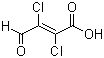 structure of CAS# 87-56-9, Mucochloric acid;2,3-Dichloro-4-oxo-2-butenoic acid