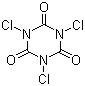 三氯异氰尿酸分子结构 (CAS 87-90-1)