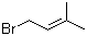 structure of CAS# 870-63-3, 3,3-Dimethylallyl bromide;1-Bromo-3-methyl-2-butene; 4-Bromo-2-methyl-2-butene; Prenyl bromide