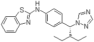 Talarozole molecular structure (CAS 870093-23-5)