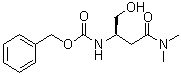 Benzyl [(R)-4-(dimethylamino)-1-hydroxy-4-oxobutan-2-yl]carbamate molecular structure (CAS 870812-29-6)