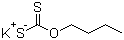丁基黄原酸钾分子结构 (CAS 871-58-9)