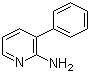 structure of CAS# 87109-10-2, 3-Phenyl-2-pyridinamine