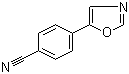 结构式 CAS# 87150-13-8, 4-(1,3-恶唑-5-基)苯腈