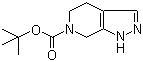 1,4,5,7-Tetrahydro-6H-pyrazolo[3,4-c]pyridine-6-carboxylic acid tert-butyl ester molecular structure (CAS 871726-73-7)