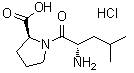 结构式 CAS# 87178-63-0, L-亮氨酰-L-脯氨酸单盐酸盐