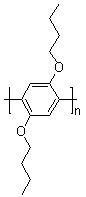 Poly(2,5-dibutoxy-1,4-phenylene) molecular structure (CAS 87187-05-1)