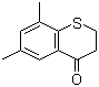 2,3-Dihydro-6,8-dimethyl-4H-1-benzothiopyran-4-one molecular structure (CAS 872283-26-6)