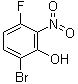 结构式 CAS# 872363-59-2, 6-溴-3-氟-2-硝基苯酚