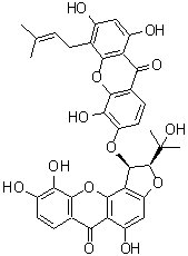 Bijaponicaxanthone C分子结构 (CAS 872409-35-3)