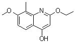 2-Ethoxy-7-methoxy-8-methyl-4-quinolinol molecular structure (CAS 872496-85-0)