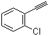 2-氯苯乙炔分子结构 (CAS 873-31-4)