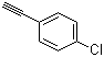 4-氯苯乙炔分子结构 (CAS 873-73-4)