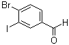 4-Bromo-3-iodobenzaldehyde molecular structure (CAS 873387-81-6)