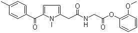 呱氨托美丁分子结构 (CAS 87344-06-7)