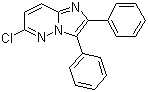 6-Chloro-2,3-diphenylimidazo[1,2-b]pyridazine molecular structure (CAS 873913-87-2)