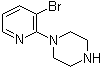 1-(3-Bromopyridin-2-yl)piperazine molecular structure (CAS 87394-56-7)